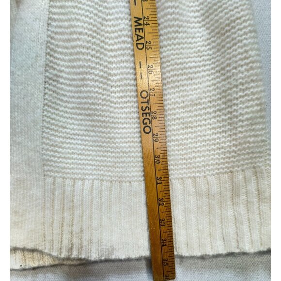 Aerie Womens Open-Front Knit Cardigan Sweater Size S Ivory Long Sleeves Casual - Picture 5 of 10